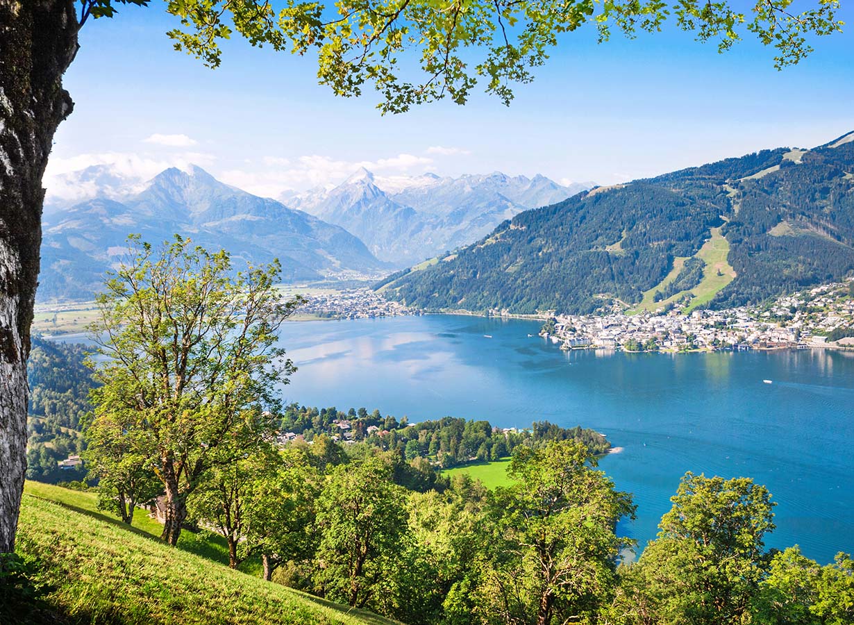 Zell am See im Sommer